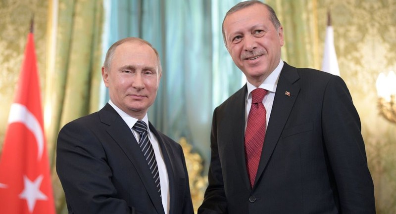 Tổng thống Nga Putin và Tổng thống Thổ Nhĩ Kỳ Erdogan