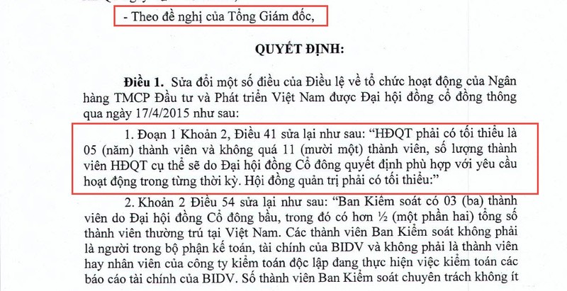 BIDV tổ chức đại hội đồng cổ đông bất thường ngày 22/10 ảnh 2