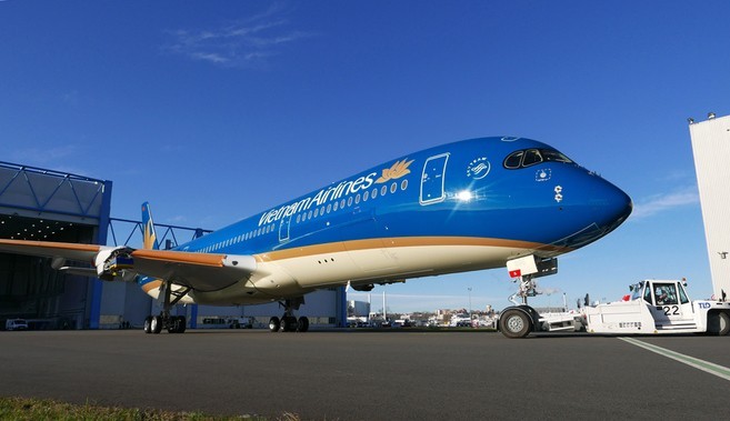 Năm 2016, Vietnam Airlines cũng từng đề xuất phương án bán và thuê lại 3 máy bay Airbus 350 và được ĐHCĐ thông qua. (Ảnh minh họa)