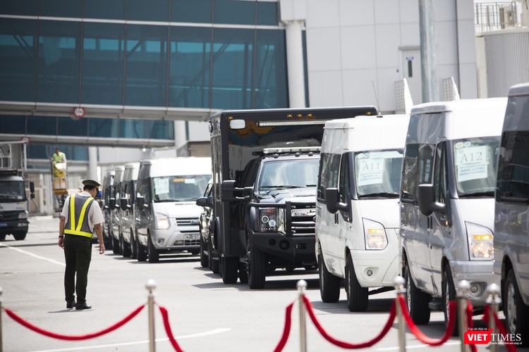 Công tác an ninh phía ngoài rất chu đáo