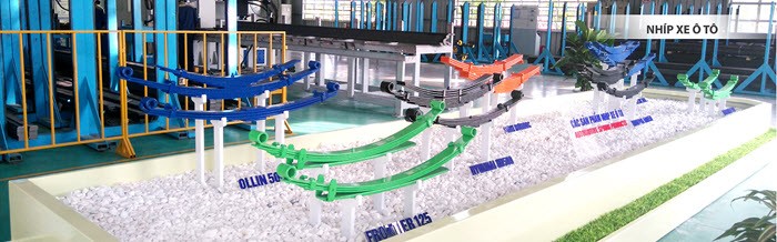 Sản phẩm Nhíp ô tô do Thaco sản xuất đã được xuất khẩu sang thị trường Hàn Quốc