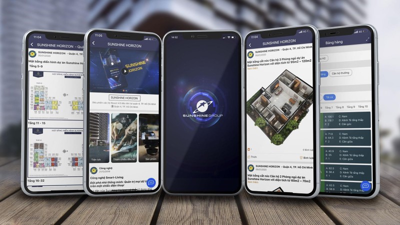 Khách hàng dễ dàng  tiếp cận tài liệu về dự án ngay lập tức thông qua các tính năng của Sunshine App