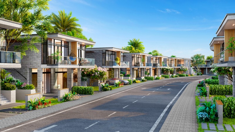 Điểm nhấn đặc biệt của Happy Beach Villas là thiết kế theo mô hình “Triple keys” (hai tầng, ba chìa khoá)