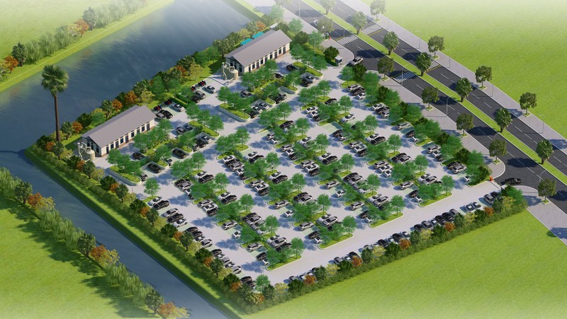 Hình ảnh phối cảnh dự án nhà máy xử lý nước thải thứ4 (trạm số 2) khu đô thị Ecopark Hình ảnh phối cảnh dự án nhà máy xử lý nước thải thứ4 (trạm số 2) khu đô thị Ecopark
