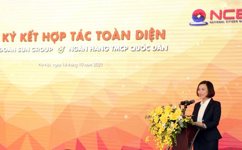 Bà Bùi Thị Thanh Hương - Chủ tịch HĐQT Ngân hàng TMCP Quốc Dân