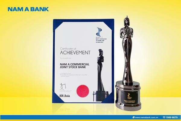 Đây là năm thứ hai liên tiếp Nam A Bank nhận giải thưởng uy tín này.