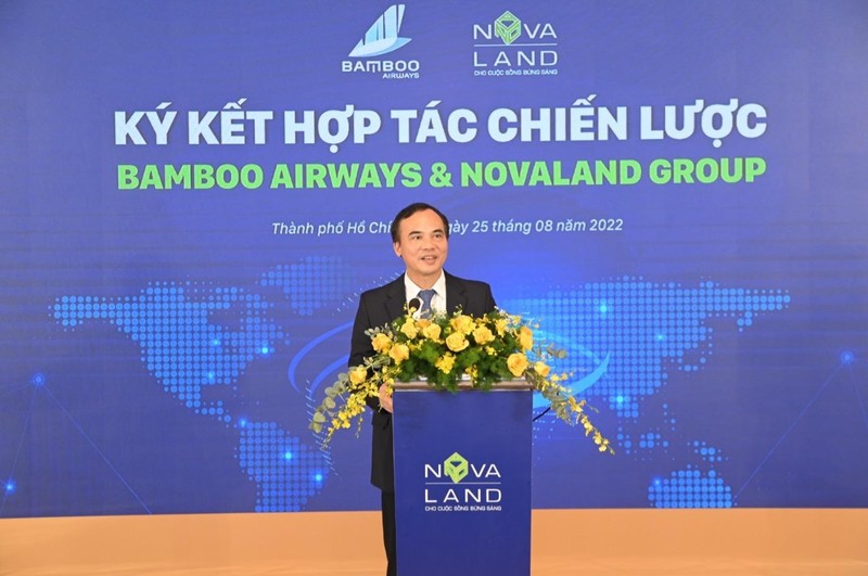 Ông Nguyễn Mạnh Quân - Thành viên HĐQT, TGĐ Bamboo Airways chia sẻ về thỏa thuận hợp tác giữa hai đơn vị