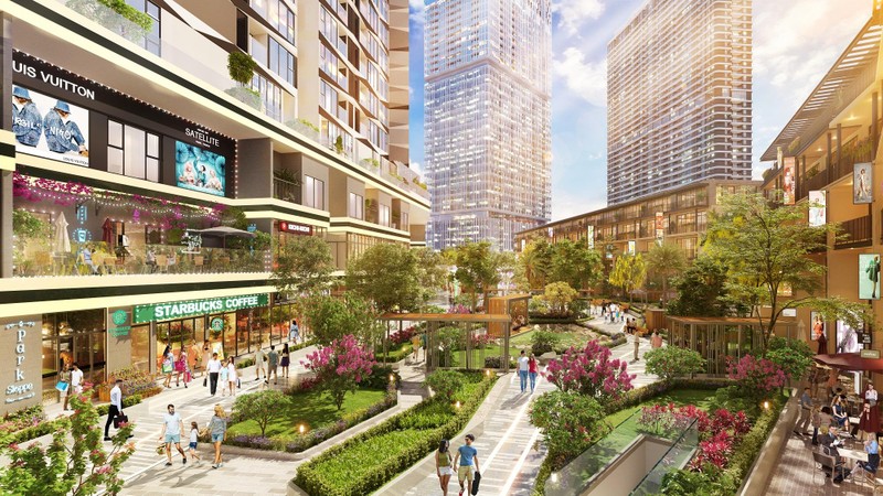 Mặt trong shophouse khối đế The Matrix One view nội khu xanh mướt với rất nhiều tiện ích hấp dẫn Mặt trong shophouse khối đế The Matrix One view nội khu xanh mướt với rất nhiều tiện ích hấp dẫn