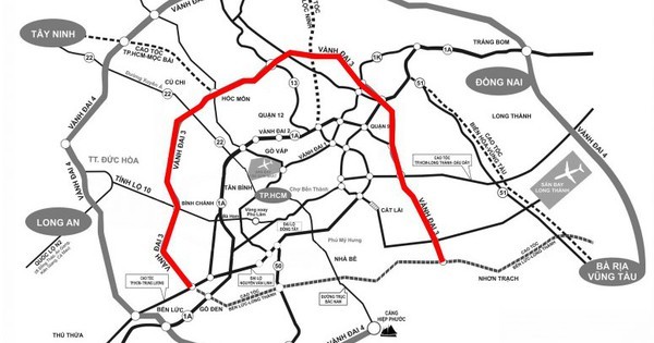 Vành đai 3 là một trong những dự án trọng điểm của phía Nam