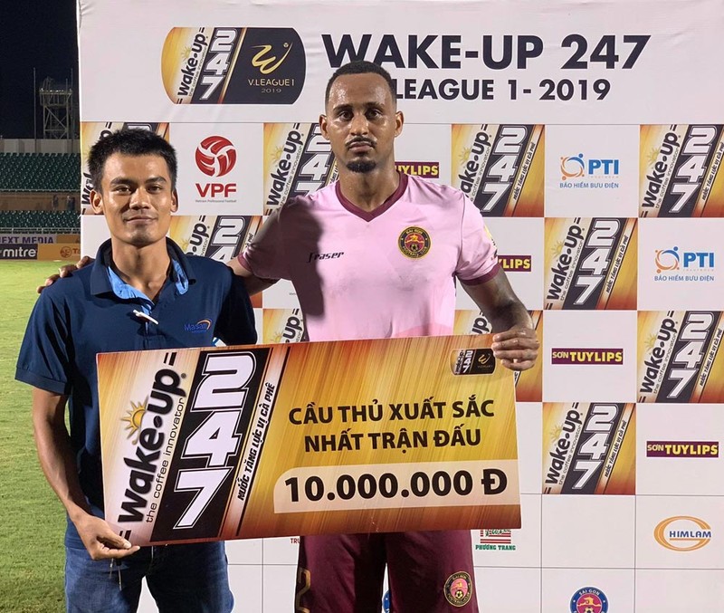 7 gương mặt xuất sắc vòng 12 V-League 2019 ảnh 3 Cầu thủ Sài Gòn Pedro là cái tên được BTC bầu chọn (ảnh VPF)