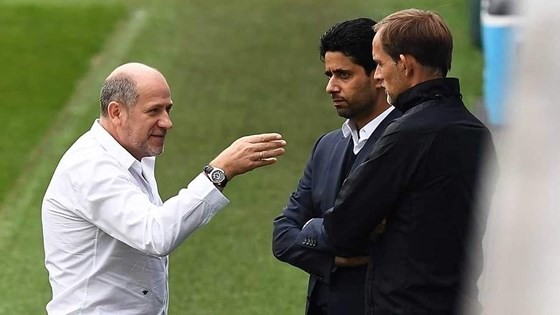 Giám đốc Antero Henrique  (trái) và HLV Thomas Tuchel lâu nay vốn 