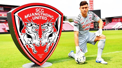 Muangthong United (Thái Lan) bỏ ra nửa triệu đô để mời thủ môn tuyển quốc gia Đặng Văn Lâm sang thi đấu (ảnh CLB)