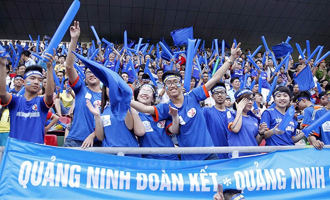 Cổ động viên Than Quảng Ninh cho rằng họ sẽ là "kẻ phá bĩnh" và chờ cơ hội (ảnh CLB) Cổ động viên Than Quảng Ninh cho rằng họ sẽ là