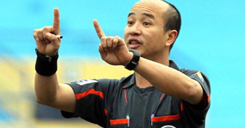 Thời gian gần đây trọng tài Ngô Quốc Hưng bị khá nhiều đội phàn nàn (ảnh VPF)