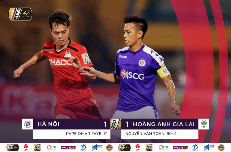 Vòng 16, không ai xuất sắc hơn Diogo Pereira của Nam Định ảnh 3 Ngoài tình huống kiến tạo cho Omar ghi bàn đầu trận thì đội trưởng của Hà Nội đã có khá nhiều đường bóng đặc trưng Quyết “rừng