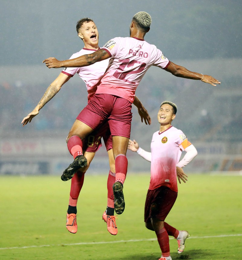 Các cầu thủ Sài Gòn rất 