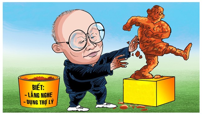 Cách dùng binh “hư hư, thực thực” của ông Park luôn làm ngạc nhiên đối thủ và chính cả người hâm mộ VN.