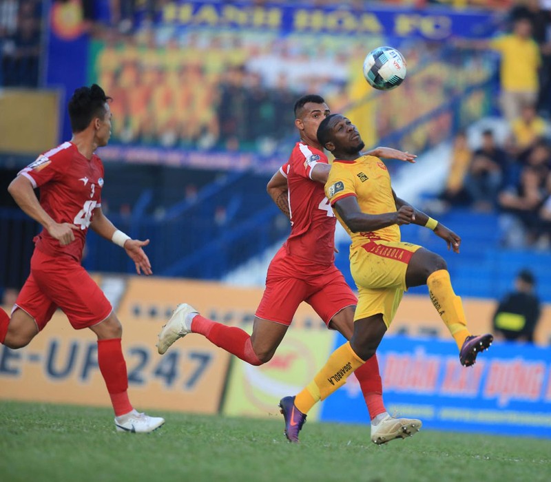 Giấc mơ trụ hạng của người xứ Thanh ảnh 1 Rimario vẫn là niềm hy vọng số 1 của Thanh Hóa  trong cuộc chiến trụ hạng. Ảnh VPF