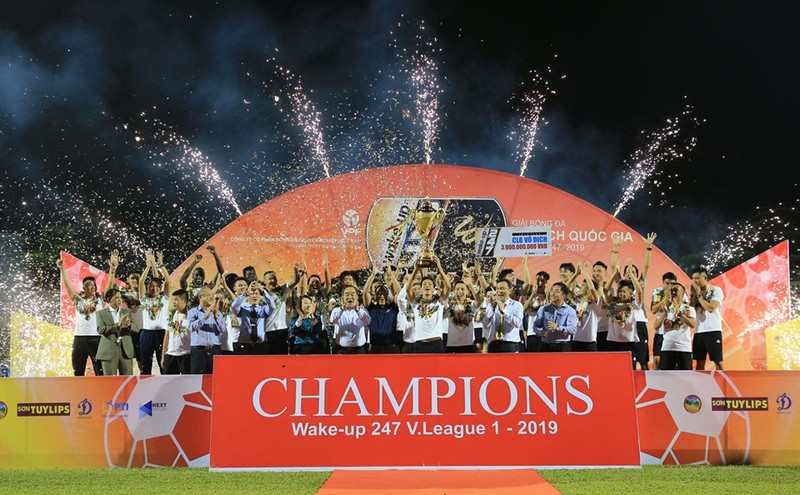 “Bữa tiệc” bàn thắng, khép lại sân chơi V.League 2019 ảnh 2 Á quân TP.HCM. Ảnh CLB