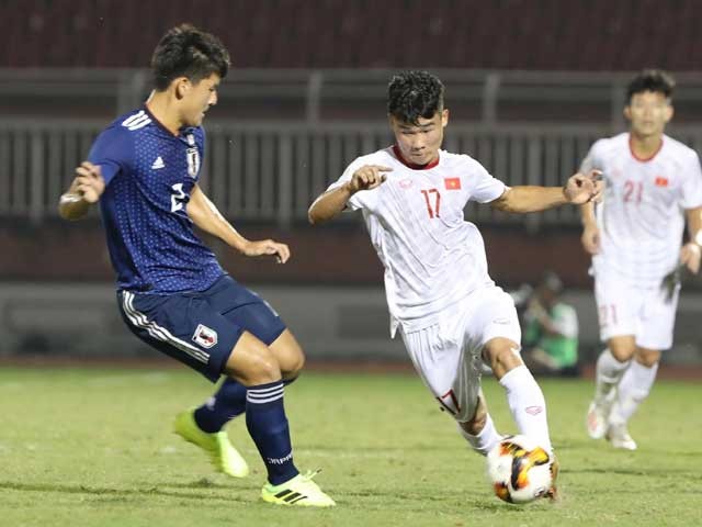 U19 Việt Nam đã xuất sắc cầm hòa đội bóng mạnh nhất bảng là U19 Nhật Bản với tỷ số 0-0. Ảnh VPF U19 Việt Nam đã xuất sắc cầm hòa đội bóng mạnh nhất bảng là U19 Nhật Bản với tỷ số 0-0. Ảnh VPF