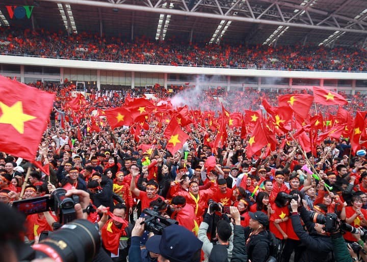 Thái Lan - Hòn đá tảng trên hành trình chinh phục cúp vàng SEA Games của chúng ta ảnh 1 Niềm tin chiến thắng! Ảnh LĐ