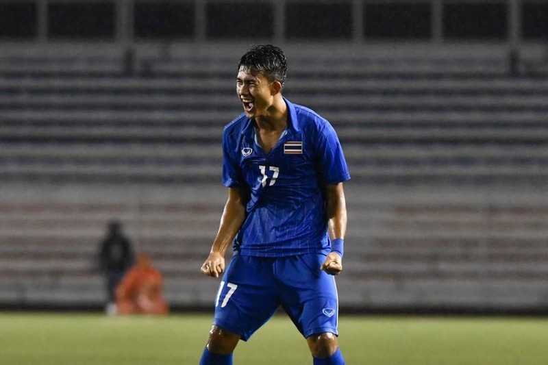 Với 4 bàn thắng cho được, cầu thủ 18 tuổi Suphanat đang có phong độ cao tại SEA Games 30. Ảnh VFF
