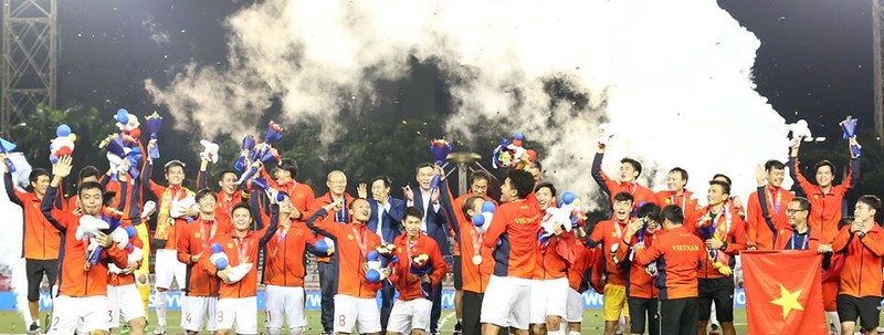 Nhà vô địch SEA Games đầy thuyết phục. Ảnh VFF Nhà vô địch SEA Games đầy thuyết phục. Ảnh VFF