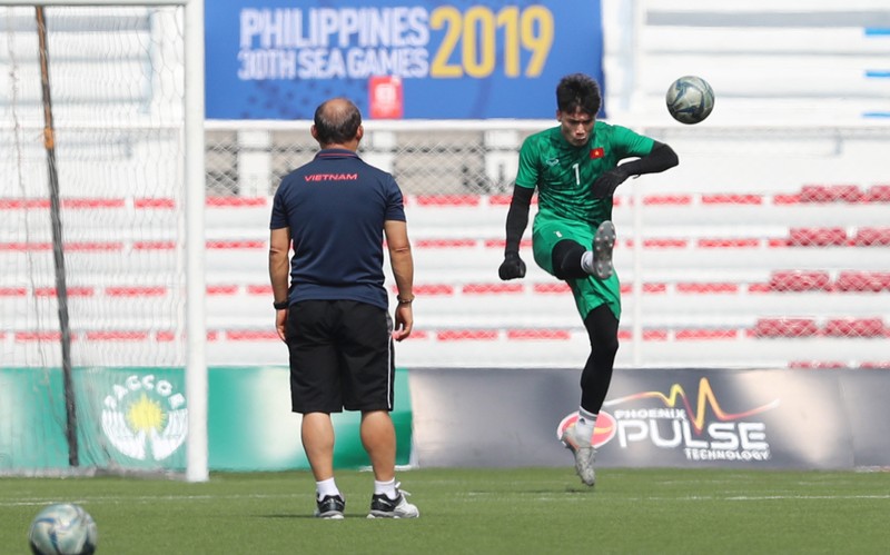 Đói với Bùi Tiếng Dũng đây là SEA Games đáng quên. Ảnh VFF
