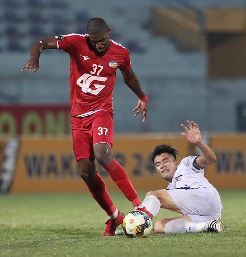 Ngoài "vua phá lưới" Bruno sẽ có thêm 2 ngoại binh sát cánh cùng những cái tên như Trọng Hoàng, Hoàng Đức, Minh Tuấn. Ảnh VPF Ngoài