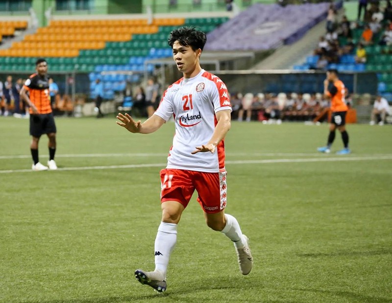 Công Phượng đã có 2 trận ghi bàn liên tiếp. Ảnh CLB Công Phượng đã có 2 trận ghi bàn liên tiếp. Ảnh CLB