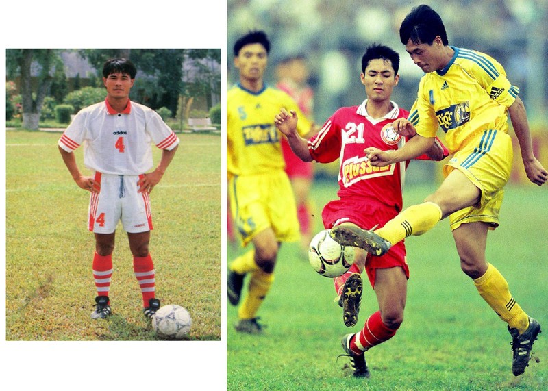 Điển hình cho lối đá rực lửa là các cầu thủ Hữu Thắng, Quang Trường, Phi Hùng, Quốc Vượng, Trọng Hoàng. Ảnh BNA Điển hình cho lối đá rực lửa là các cầu thủ Hữu Thắng, Quang Trường, Phi Hùng, Quốc Vượng, Trọng Hoàng. Ảnh BNA