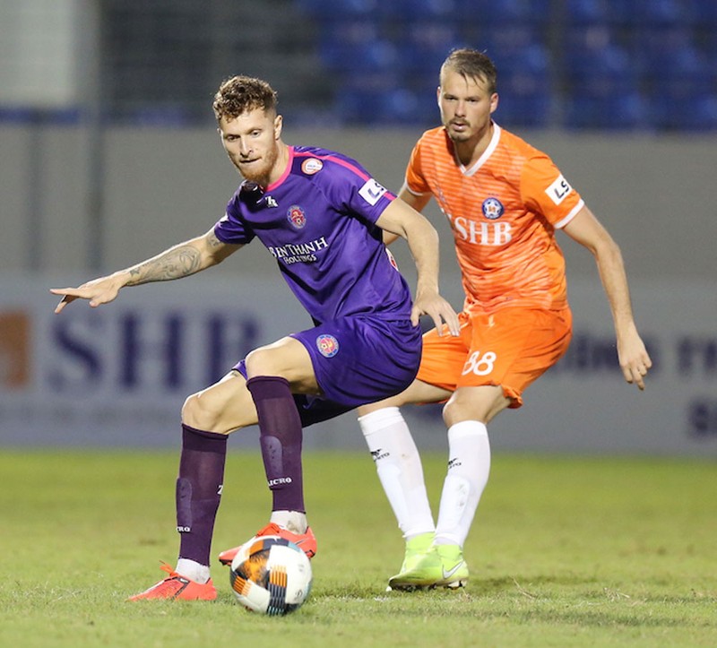 Ngoại binh mới là điểm khác biệt giữa 2 đội bóng. Ảnh VPF