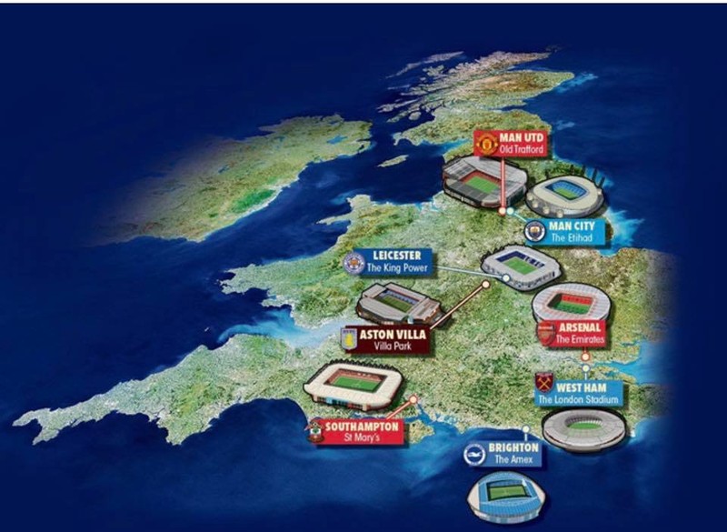 Có khoảng 8 đến 10 sân vân động sẽ được BTC Premier League chọn để hoàn tất mùa giải. Ảnh PA Có khoảng 8 đến 10 sân vân động sẽ được BTC Premier League chọn để hoàn tất mùa giải. Ảnh PA