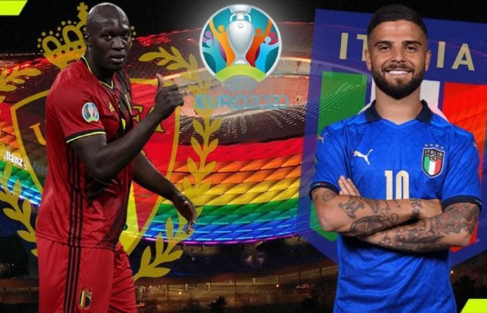 Thắng Bỉ, đội tuyển Italia đã lần thứ 12 vào đến bán kết một giải đấu lớn (World Cup / EURO), chỉ xếp sau đội tuyển Đức (20 lần). Ảnh AP Thắng Bỉ, đội tuyển Italia đã lần thứ 12 vào đến bán kết một giải đấu lớn (World Cup / EURO), chỉ xếp sau đội tuyển Đức (20 lần). Ảnh AP