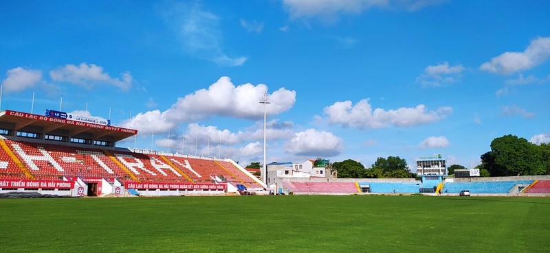 Bóng đá Hải Phòng dưới thời bầu Hoàn đang hồi sinh. Ảnh HPFC Bóng đá Hải Phòng dưới thời bầu Hoàn đang hồi sinh. Ảnh HPFC