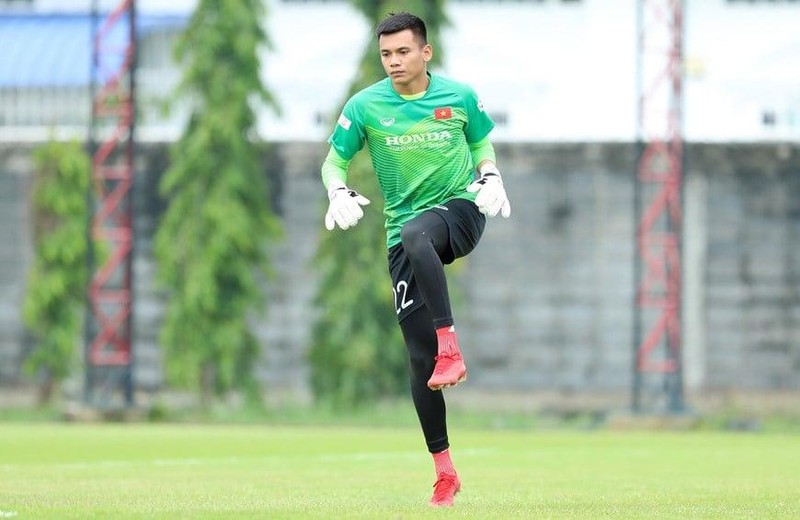 Đây là lần thứ ba Phạm Văn Cường được HLV Park Hang-seo trao cơ hội trong màu áo ĐTQG. Ảnh VFF