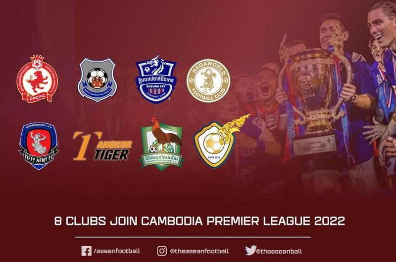 Cambodia Premier League sẽ bắt đầu vào ngày 5 tháng 3 năm 2022, với 8 câu lạc bộ . Ảnh AFC