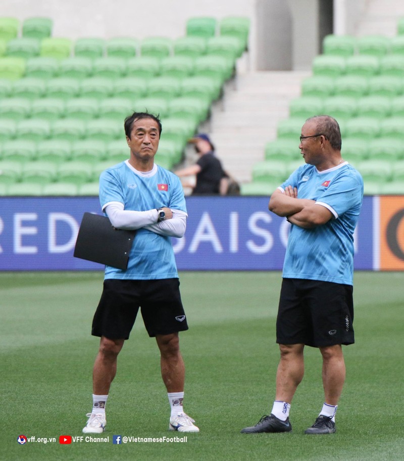 Thầy Park chấp nhận thua đậm để tìm nhân sự mới. Ảnh VFF Thầy Park chấp nhận thua đậm để tìm nhân sự mới. Ảnh VFF