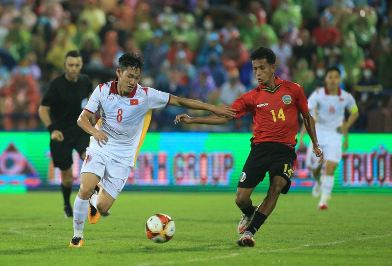 Chiến thắng 2-0 trước một đội yếu như U23 Timor Leste không làm người hâm mộ hài lòng. Ảnh VFF.