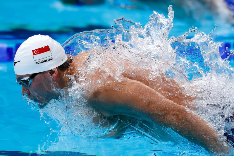 Trong nội dung bơi tự do 4x100m, chiến thuật của HLV trưởng Gary Tan thì kình ngư nổi tiếng này bơi cuối cùng. Ảnh CNN. Trong nội dung bơi tự do 4x100m, chiến thuật của HLV trưởng Gary Tan thì kình ngư nổi tiếng này bơi cuối cùng. Ảnh CNN.