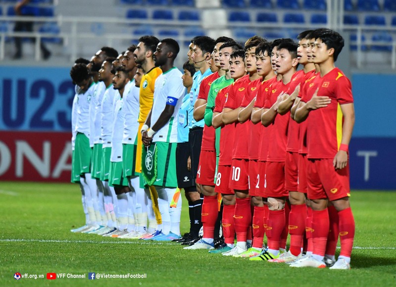 U23 Saudi Arabia-U23 VN (2-0). Ảnh VFF.