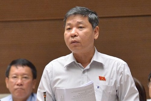 Đề xuất nghiên cứu quy định 'tù tại gia' ảnh 2 Đại biểu Nguyễn Hoàng Mai ở Quốc hội. Ảnh: Trung tâm thông tin Quốc hội