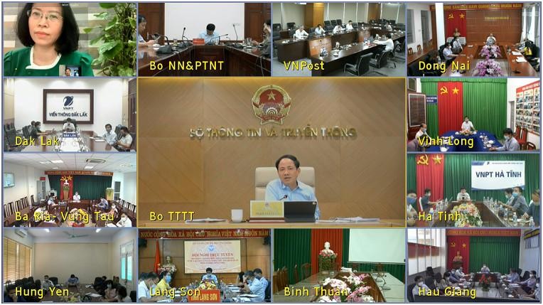 Hội nghị được tổ chức trực tuyến. Ảnh Mic Hội nghị được tổ chức trực tuyến. Ảnh Mic