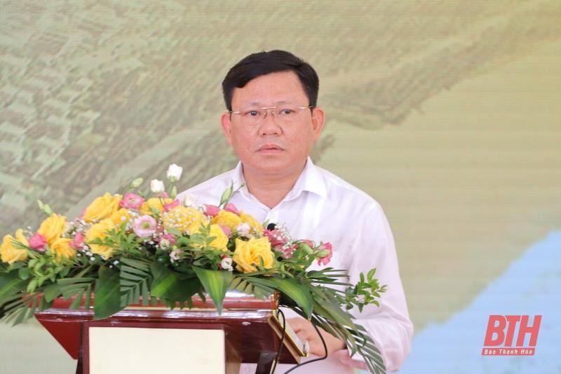 Ông Nguyễn Văn Thi, Phó Chủ tịch tỉnh Thanh Hóa phát biểu tại lễ khởi công Ông Nguyễn Văn Thi, Phó Chủ tịch tỉnh Thanh Hóa phát biểu tại lễ khởi công