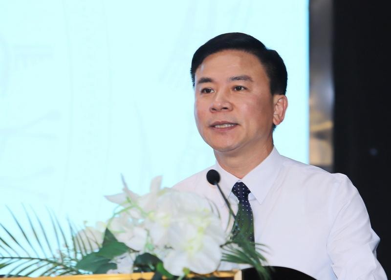 Bí thư Tỉnh ủy Thanh Hóa Đỗ Trọng Hưng phát biểu chào mừng hội nghị