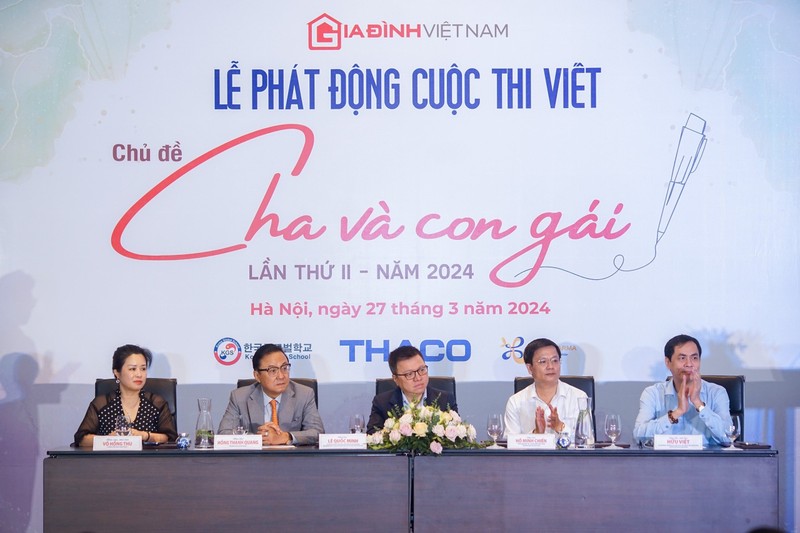 Khách mời và Ban Giám khảo cuộc thi "Cha và con gái" lần thứ 2 năm 2024