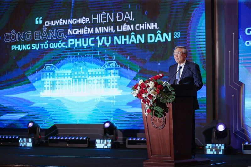 Chánh án Tòa án nhân dân tối cao Nguyễn Hòa Bình. Ảnh: Lê Anh Dũng 2.jpg