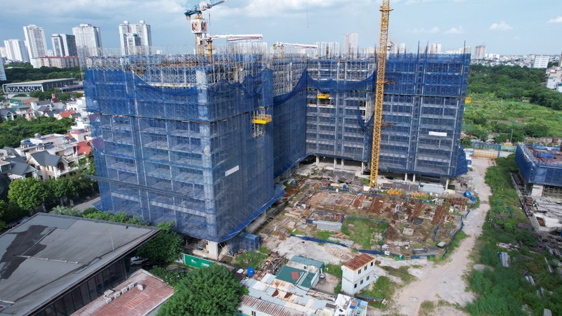 Hanoi Melody Residences từng áp dụng mức chiết khấu “khủng” lên tới 38% giá trị căn hộ nếu thanh toán trước 95%. Ảnh: Đức Hoàng. z5770759989157_fc64e7369d905973fe978908c5836158.jpg