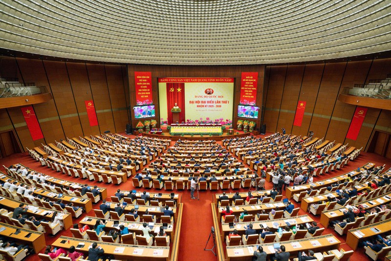 Quảng cảnh Đại hội. Ảnh: Quochoi.vn 202509251027158561_z704789951447.jpg