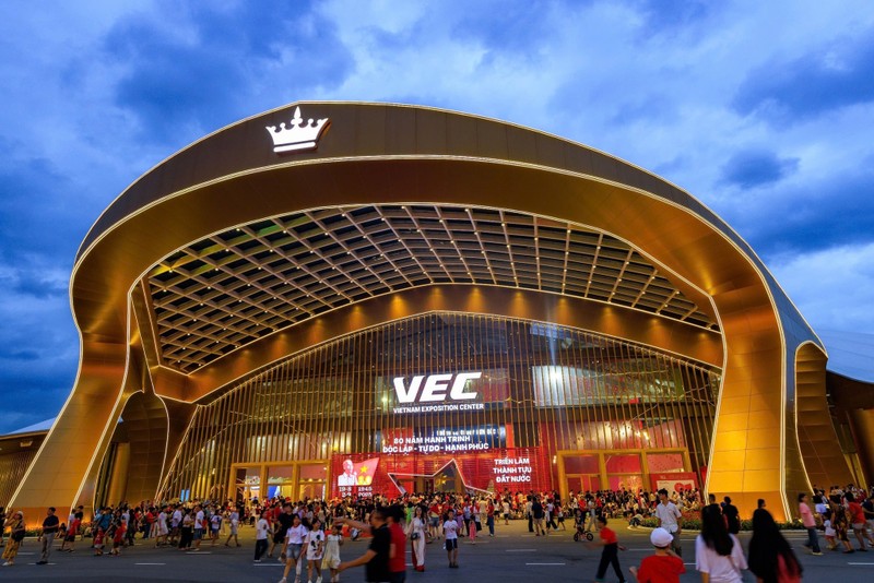 Trung tâm Hội chợ Triển lãm quốc gia (Đông Anh, Hà Nội) do Vingroup xây dựng.